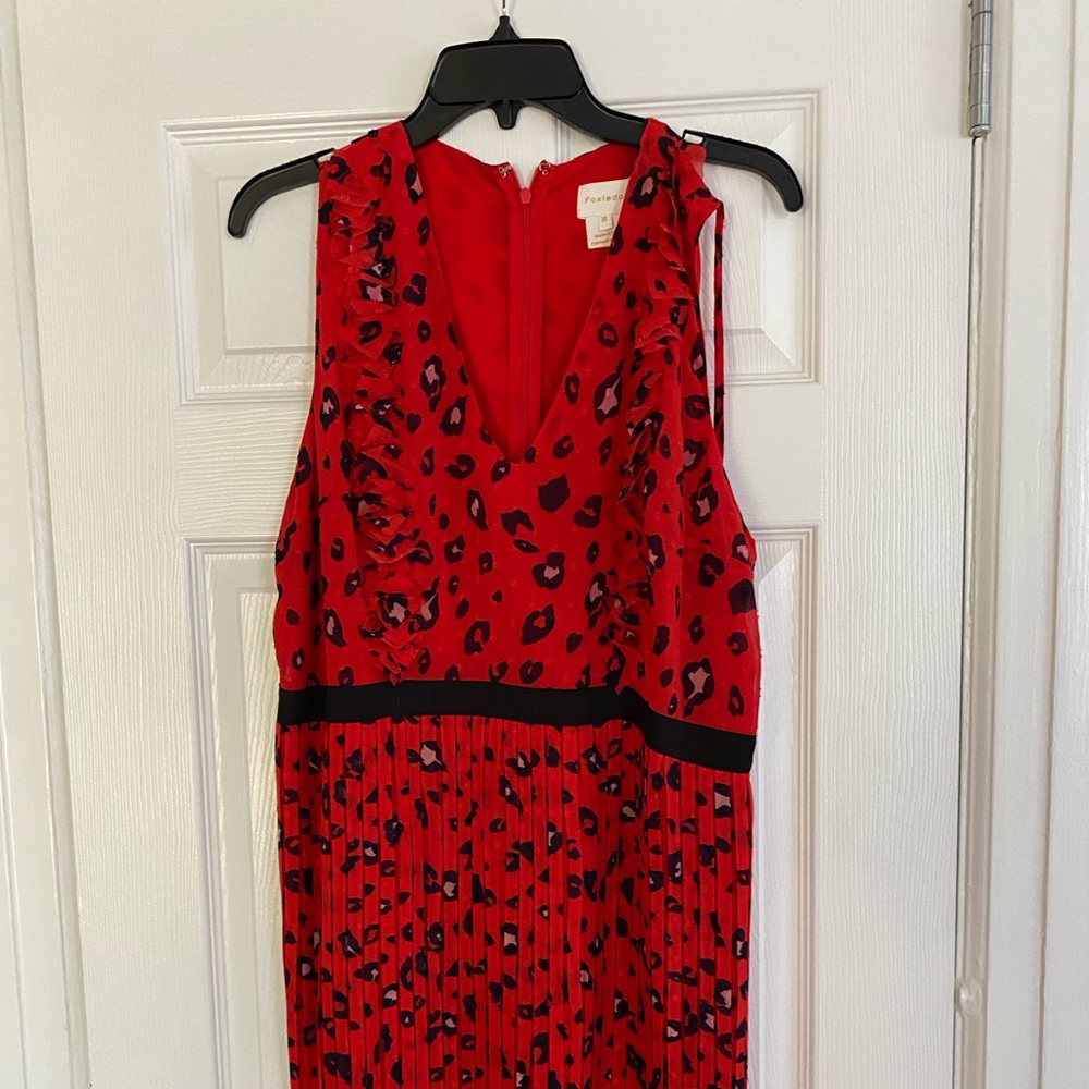 Beautiful red animal print worn only once!